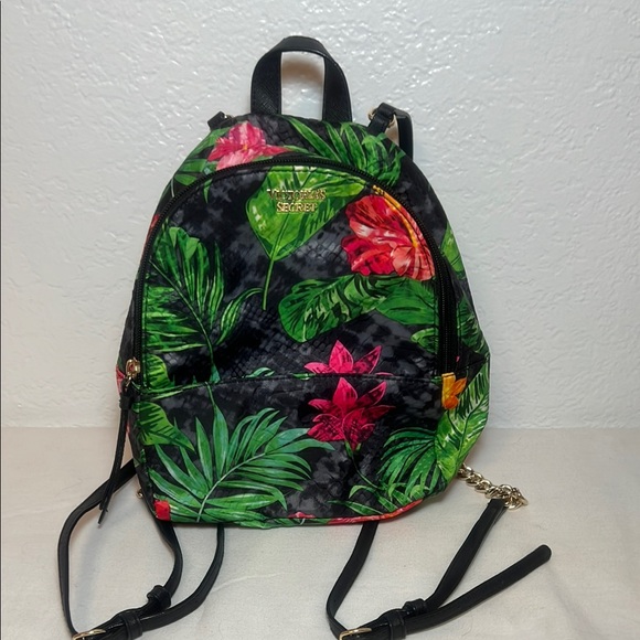 Victoria's Secret Handbags - Victoria Secret Women's Tropical Print Backpack